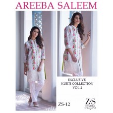 Areeba Saleem Kurti Collection Vol 2 - Original - ZS-12
